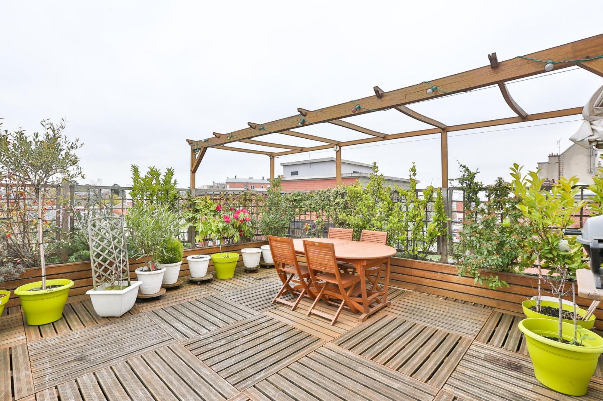 Parisian Penthouse With Large Terrasse Apartamento Pierrefitte-sur-Seine Exterior foto