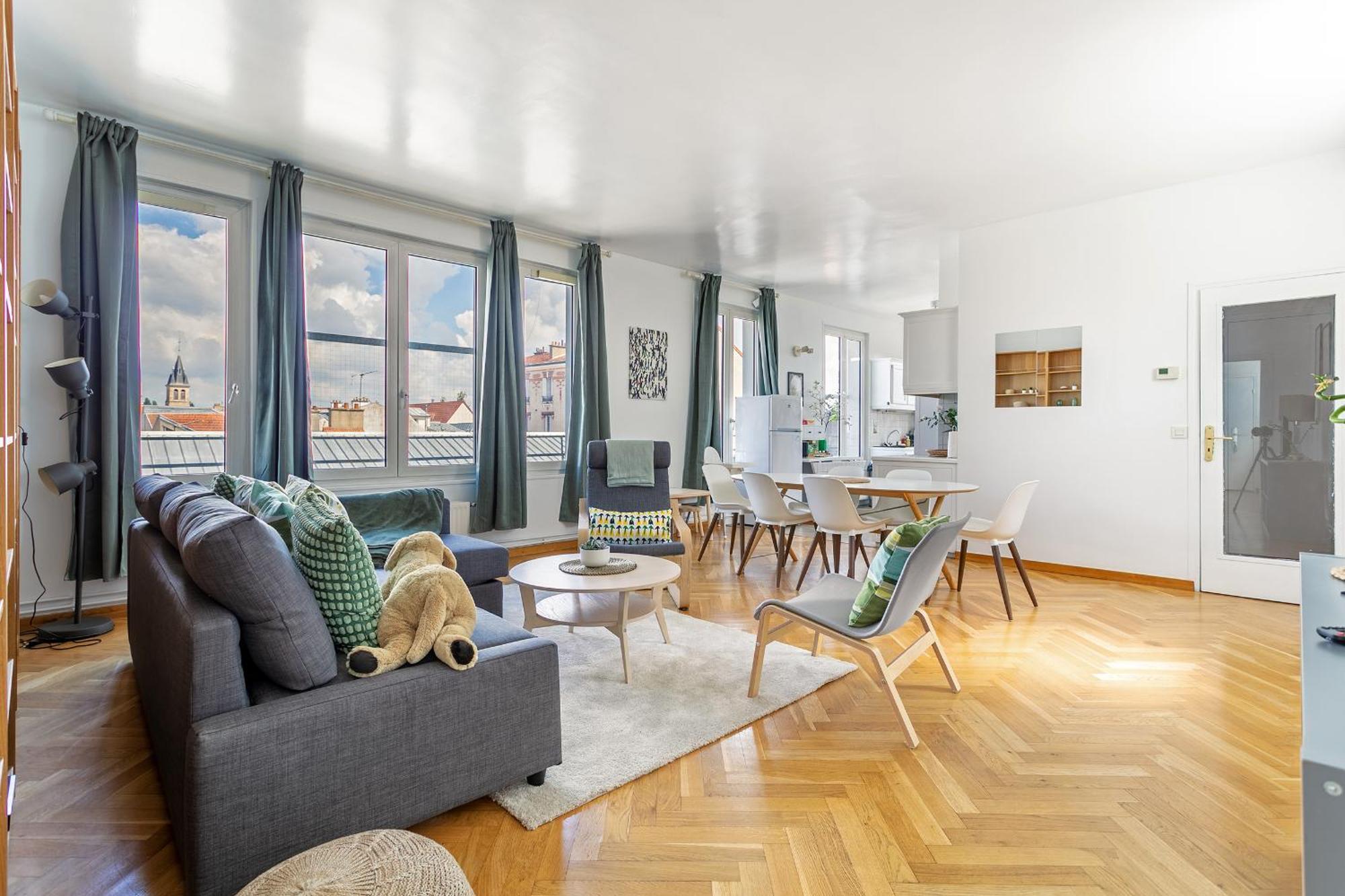Parisian Penthouse With Large Terrasse Apartamento Pierrefitte-sur-Seine Exterior foto